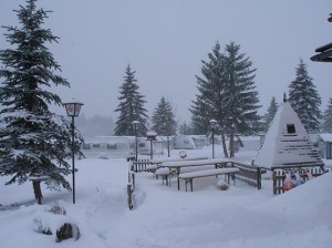 Campingplatz Winter