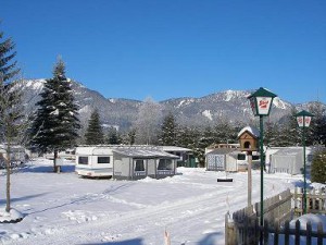 Campingplatz Winter